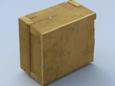 Box Middle Poly 3D model