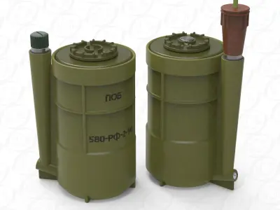 POB fragmentation jumping land mine of RF 3Dprintable moulage 3D model