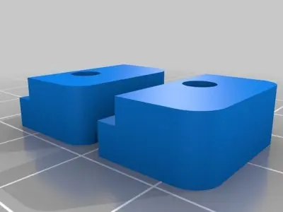 Printrbot standoff and glass clamp Free 3D print model