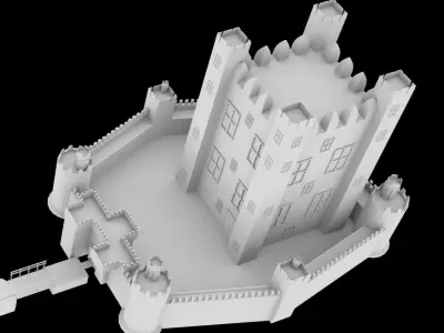 Bodium Castle 3D model
