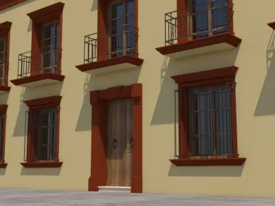 Mexican House  3D model buy