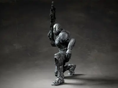 Dark Trooper Armor 3D model