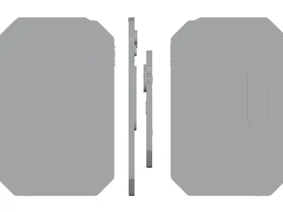 Android sci-fi tablet  Low-poly 3D model