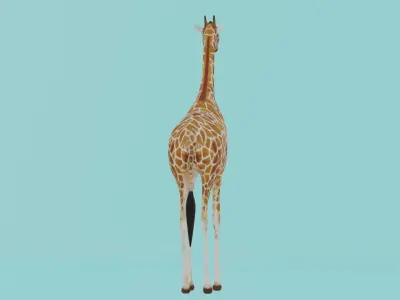 Giraffe Low-poly 3D model buy