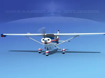Cessna 172 Skyhawk STOL V01 3D model