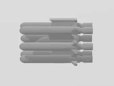 Kalibr Missile Wheel 3D print model