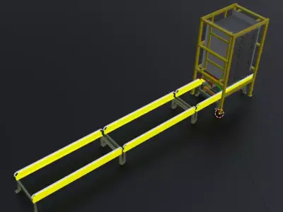 Pallet Dispenser 3D designed 3D model