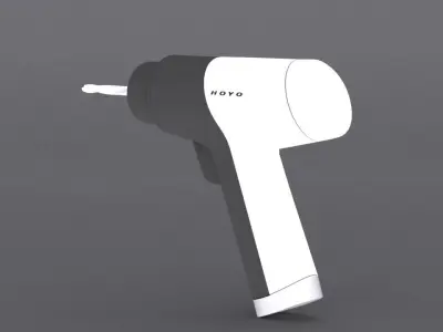 hair dryer  Low-poly 3D model