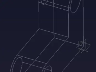 L connection part  3D model