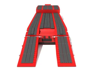 Platform Trailer 3D model by 3D-Horse