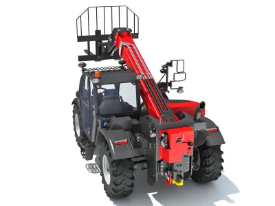 Telescopic Telehandler Forklift 3D model