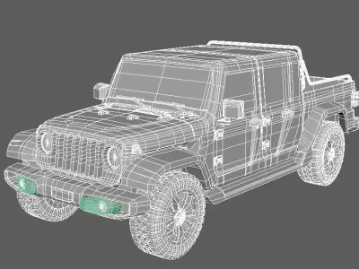 Jeep Gladiator  3D model purchase