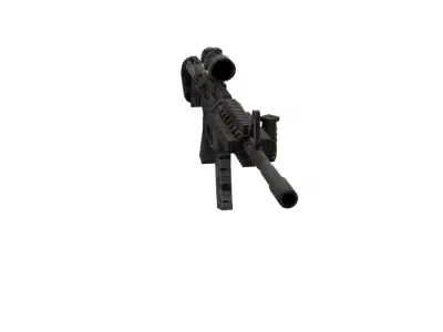 M4 Rifle V2 Free 3D model