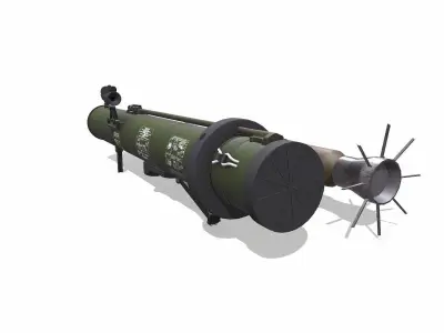 RPG-28 Anti-tank Rocket Launcher Low-poly PBR Low-poly 3D model