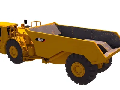 CAT AD30 Low-poly 3D model