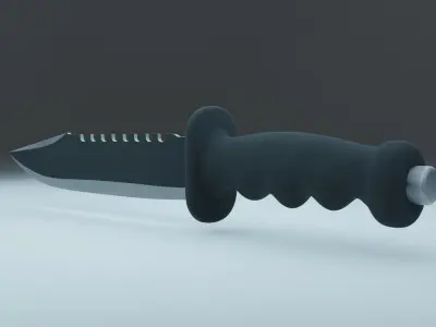 Tactical Knife 3D model