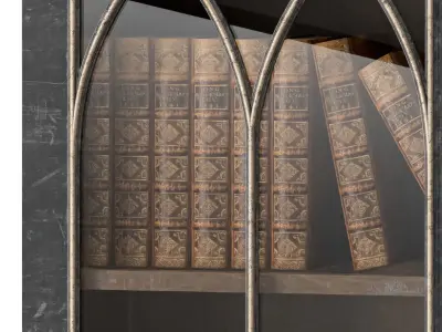 ebanista saville showcase cabinet 3D model