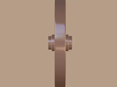 wheel 3D model Textured