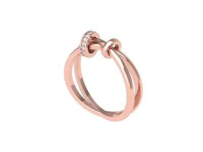 Wedding Ring  3D print model 76