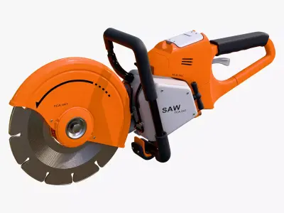 Handheld Cut Off Saw M1 3D model