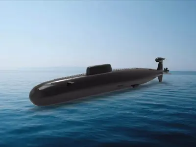 Sierra-class submarine 3D model