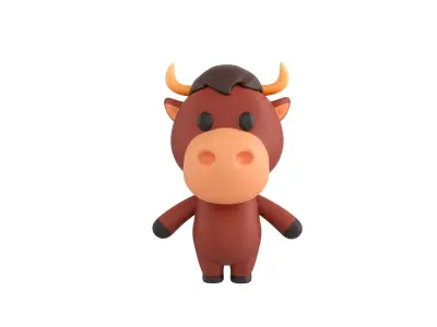 Character043 Bull 3D model