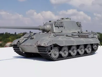 Panzerkawpfwagen tiger 3D model
