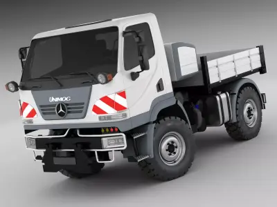 Mercedes Unimog U20 3D model