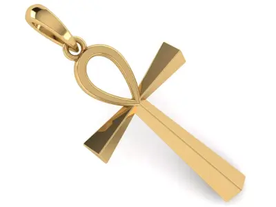 CROSS PENDANT CR161 3D print model