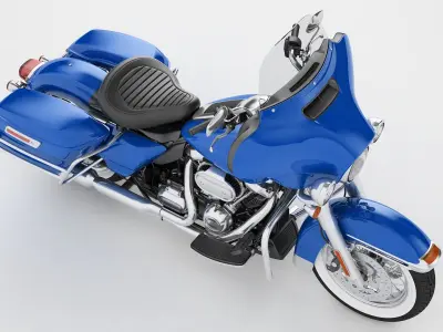Classic Motorcycle 01 3D model
