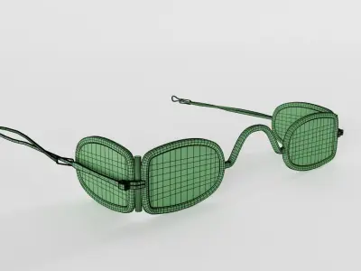 Railway Glasses 3D model