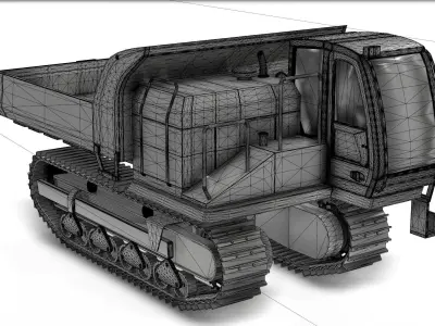 Heavy equipment - Vehicle 002 3D model