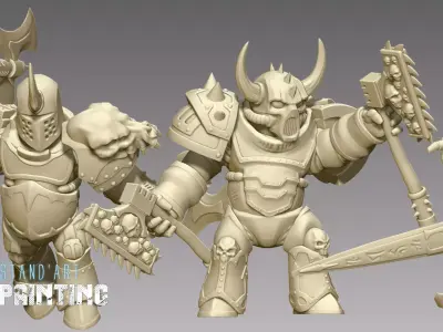 Angry Space Dwarves 3D model