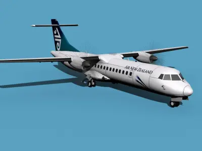 ATR  ATR-72-600 Air New Zealand 3D model