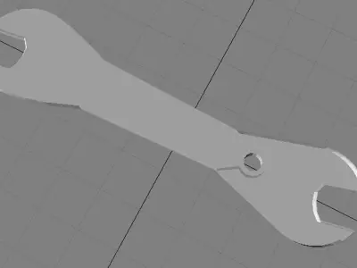 Mechanical Handtools - Cone Wrench 3D model