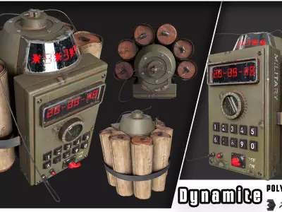 Dynamite 20 3D model