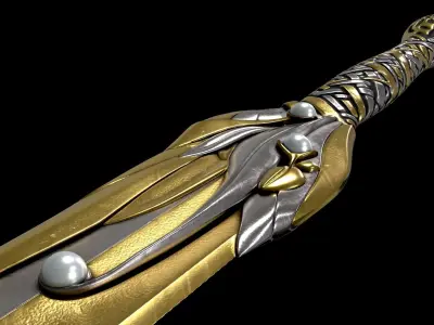 Galadriel Dagger - Rings of Power 3D model