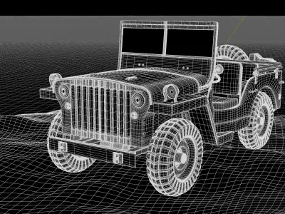 Jeep Willy Free 3D model