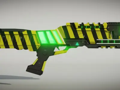 Sci fi Shotgun 3D model