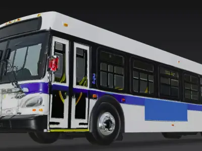 MTA New York City Bus 3D model