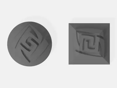 Geo element - Vision rune 3D print model