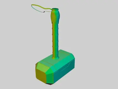 Thor Hammer 4K PBR Game Ready 3D Model 3D model
