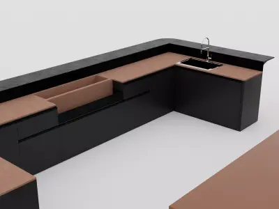 Industrial Lounge Bar 3D model 3D model