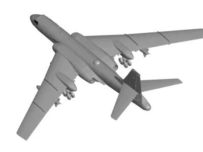 Xian H-6 3D model get