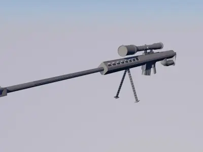 Sniper Barret 3D model