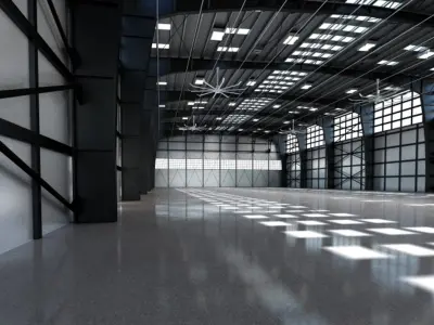 Hangar 25 3D model