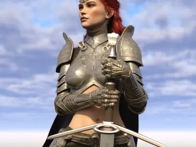 Greatsword Loops Guard for G8F 3D model