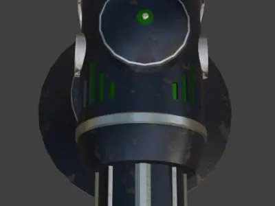 TD Tower 002 Low-poly 3D model