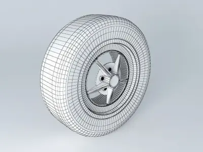 Wheel IKA Renault Torino TSX 15" Free 3D model