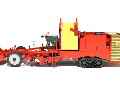 Potato Combine Harvester 3D model